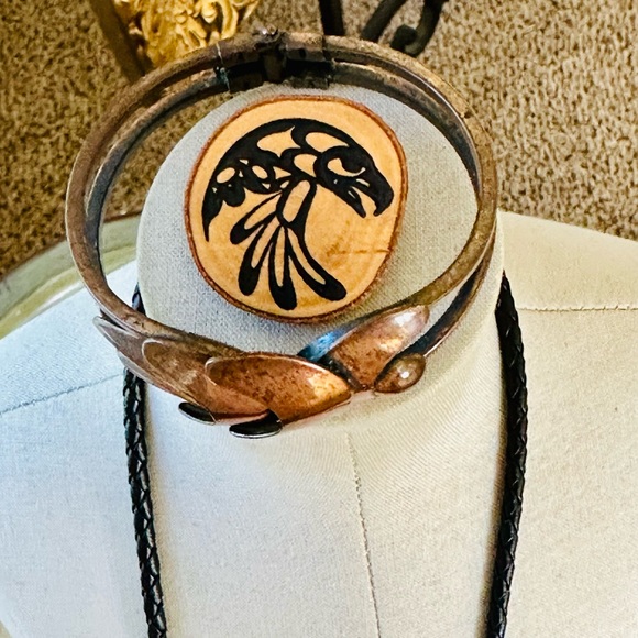 Thunderbird Eagle Bolo Copper Jewelry lot - Picture 7 of 15